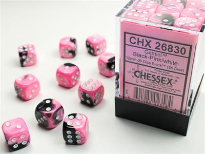 Zar Seti Gemi 15mm Siyah-Pembe WH D6 (36)