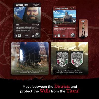 Attack on Titan Deck Building Game Staffel 1