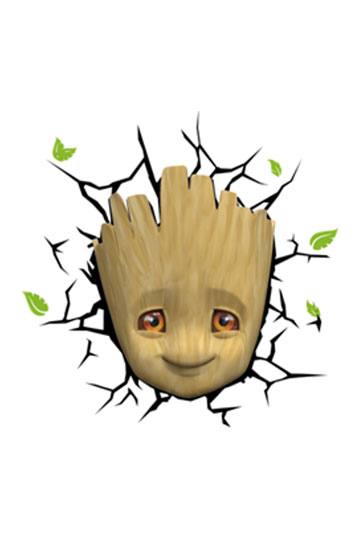 Marvel 3D LED Light Baby Groot Face 3D