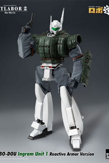 Patlabor 2: de film Robo-Dou-actie Figuur Ingram Unit 1 Reactive Armor versie 23 cm