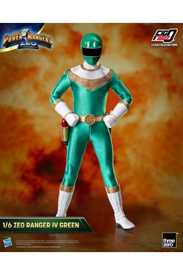 Power Rangers Zeo FigZero Action Figure 1/6 Ranger IV Green 30 cm