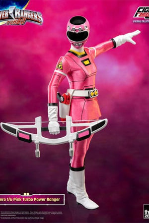 Power Rangers Turbo FigZero Actie Afbeelding 1/6 Pink Turbo Power Ranger 30 cm