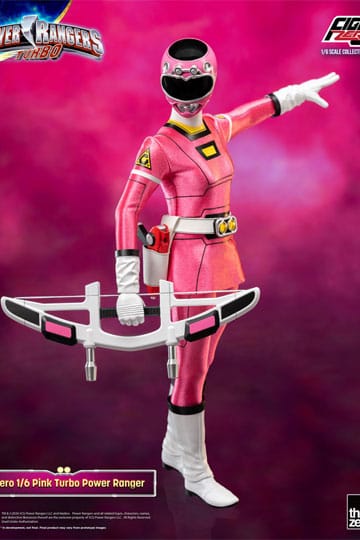 Power Rangers Turbo Figzero Action Bild 1/6 Pink Turbo Power Ranger 30 cm