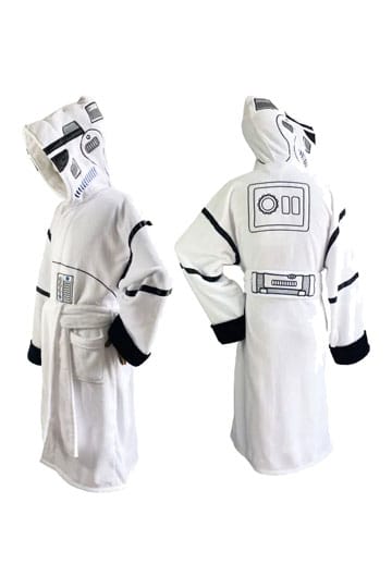 Star Wars Original Stormtrooper Fleece-Bademantel Stormtrooper Weiß