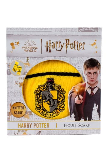 Harry Potter Scarf Hufflepuff Thin Stripes (Boxed) 160 cm