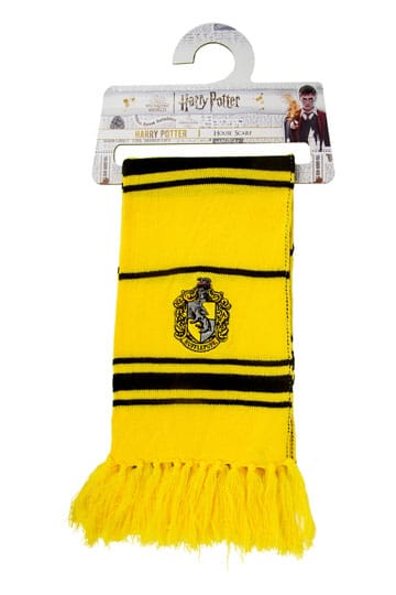 Harry Potter Scarf Hufflepuff Thin Stripes (Hanger) 160 cm