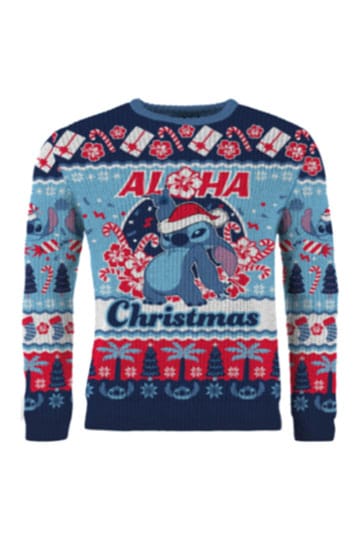 Lilo & Stitch Weihnachtspullover Stitch Aloha Christmas