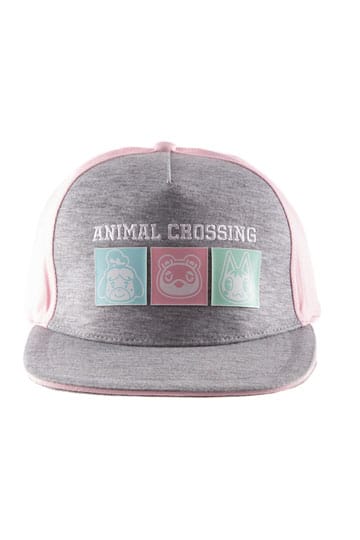 Animal Crossing Snapback Cap Pastel Squares