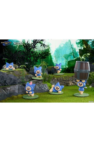 Monster Hunter Rise Trading Figure Confezione da 6 gatti Felyne