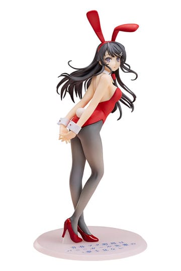Boef droomt niet van Bunny Girl Senpai-standbeeld 1/7 Mai Sakurajima Red Bunny Girl Ver. 27 cm