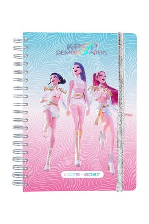 KPop Demon Hunters School Diary weekly planner 2026/2027 A5