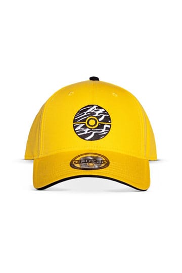 Pokemon Curved Bill Cap Pokeball yellow