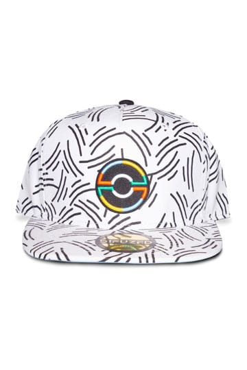 Pokemon Snapback Cap Pokeball white