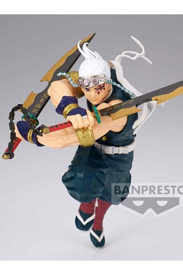 Demon Slayer Vibrationsstjärnor PVC-staty Tengen Uzui 20 cm