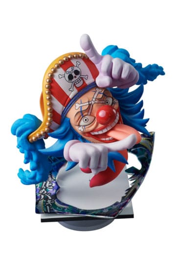 Estatua de PVC One Piece Niformation Tsukuru Buggy 10 cm