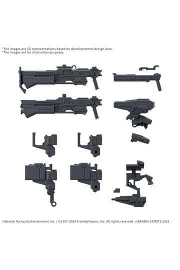 Armored Core VI: Fires of Rubicon 30MM Model Kit Accessory Set Weapon Set 3