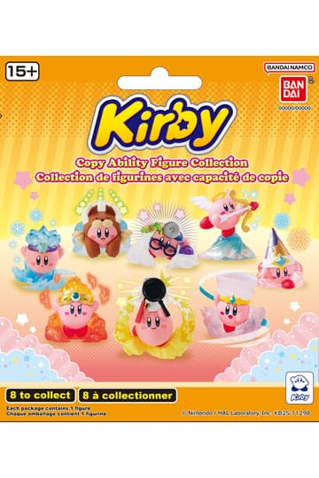 Kirby Gashapon Blind Packs Minifigurer 5 cm Kopieringsevne Figursamlingsskærm (24)