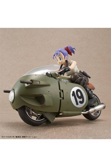 Dragonball Figure-E-Rise Mechanics Modello di plastica Kit di Bulma N. MOTORCYCLE 16 cm