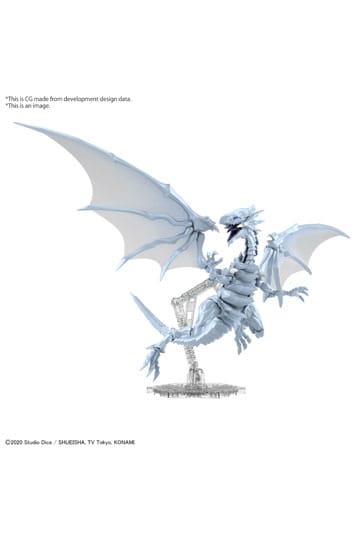 Yu-gi-oh: standard di figura-kit modello di drago bianco blu amplificato