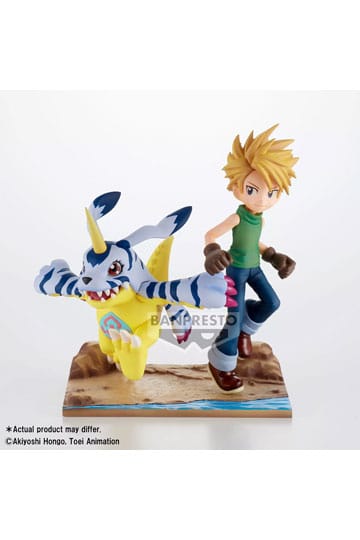 Digimon DXF Adventure Archives PVC Statue Yamato & Gabumon 15 cm