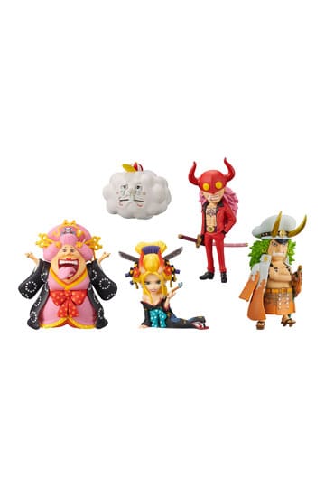 One Piece WCF Mini Figures 7 cm Wanokuni Onigashima 1 Display (12)