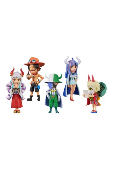 One Piece WCF Mini Figures 7 cm Wanokuni Onigashima 2 Display (12)