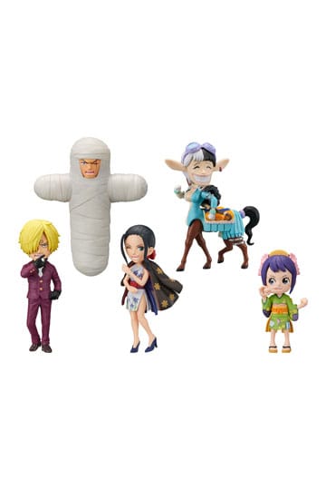 One Piece WCF Mini Figures 7 cm Wanokuni Onigashima 5 Display (12)