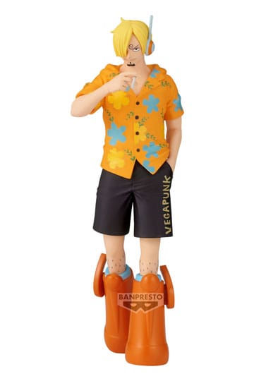 Una pieza de la estatua Shukko PVC Sanji Ver. Egghead 17 cm