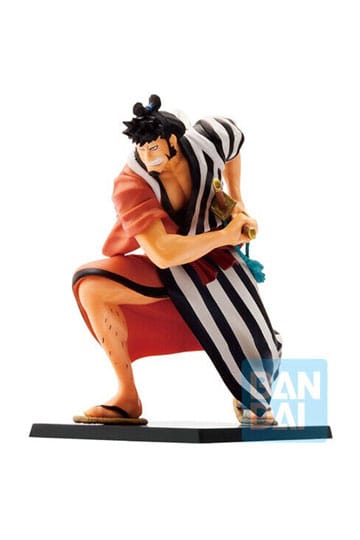 One Piece Ichibansho PVC Statue The Nine Red Scabbards is Here Kinemon 11 cm