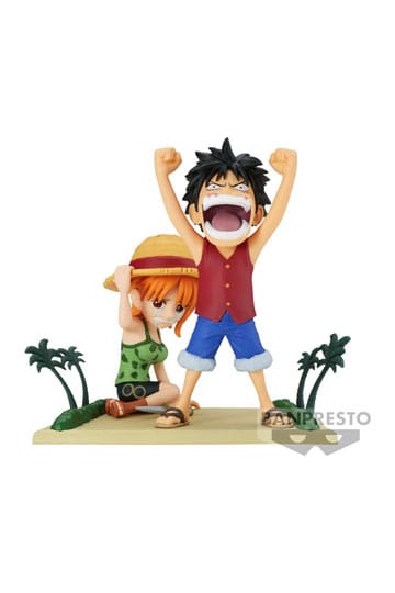 One Piece: WCF Log Stories - Luffy & Nami Figuur