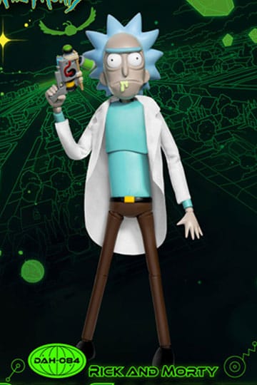 Rick og Morty Dynamic 8ction Heroes Action Figur 1/9 Rick Sanchez 23 cm