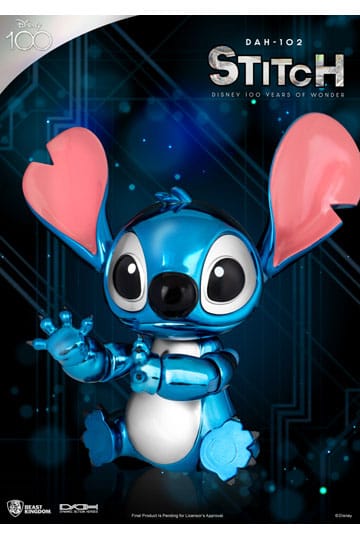 Disney 100 Years of Wonder Dynamic 8ction Heroes Action Figure 1/9 Stitch (Lilo & Stitch) 16 cm