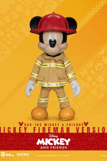 Mickey & Friends Dynamic 8ction Heroes Action Figure 1/9 Mickey Fireman Ver. 24 cm