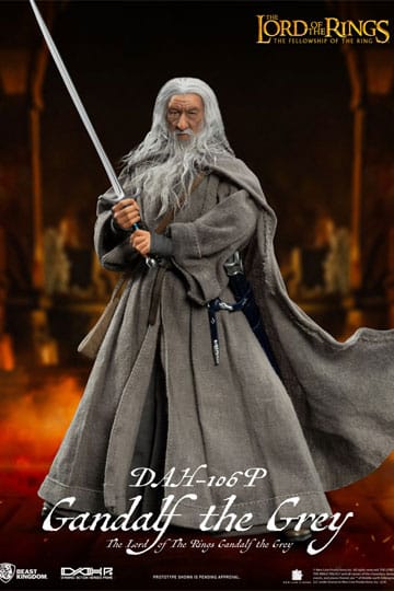 Lord of the Rings Dynamic 8ction Heroes Action Figuur 1/9 Gandalf The Gray 21 cm