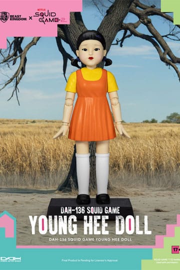 Squid Game Action Figur med Lyd Young Hee Doll 30 cm
