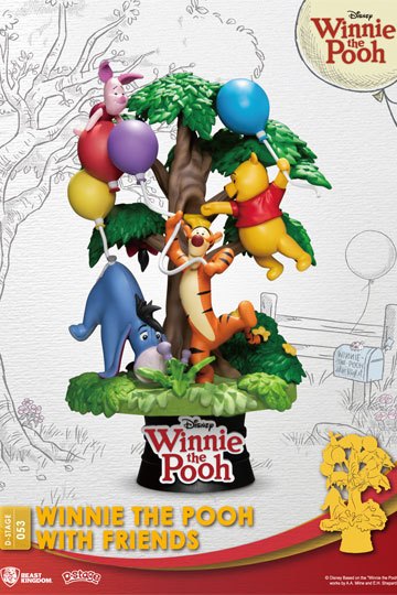 Disney D-Stage PVC Diorama Winnie the Pooh med venner 16 cm