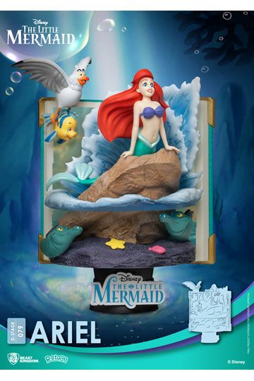 Disney Story Book Series D-Stage Pvc Diorama Ariel 15 cm