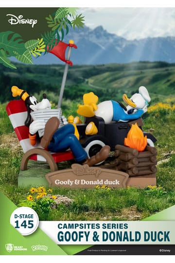 Disney: Campsites Series - Goofy & Donald Duck PVC Diorama