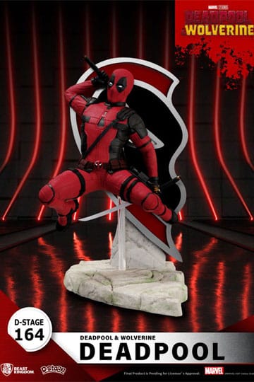 Deadpool 3 D Stage Pvc diorama Deadpool 16 cm