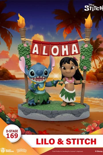 Lilo & Stitch D-Stage Pvc diorama Lilo & Stitch 16 cm