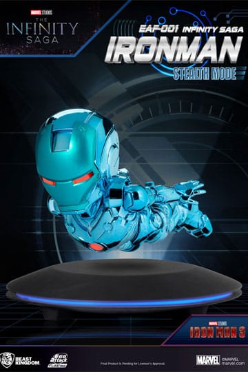 Marvel Egg Attack Floating Figure The Infinity Saga Ironman Stealth Mode 16 cm