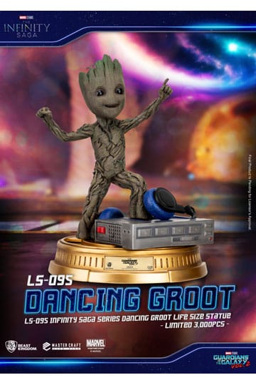 Guardians of the Galaxy 2 Life-Size Statue Dancing Groot heo EU Exclusive 32 cm