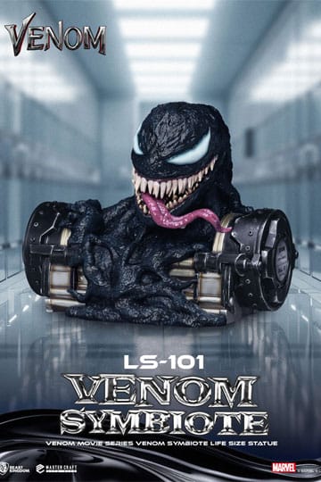 Venom Serie de Películas Estatua Tamaño Natural Venom Symbiote 24 cm