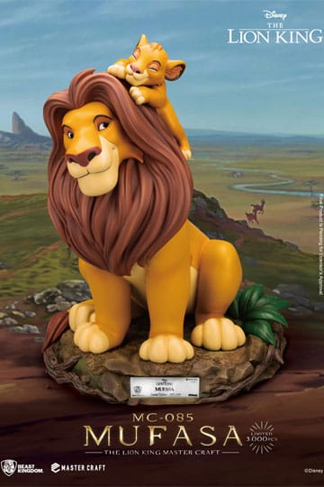 Disney Master Craft Statue Die Löwenkönig Mufasa 36 cm