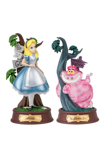 Alice in Wonderland Mini Diorama Stage Statues 2-pack Candy Color Special Edition 10 cm