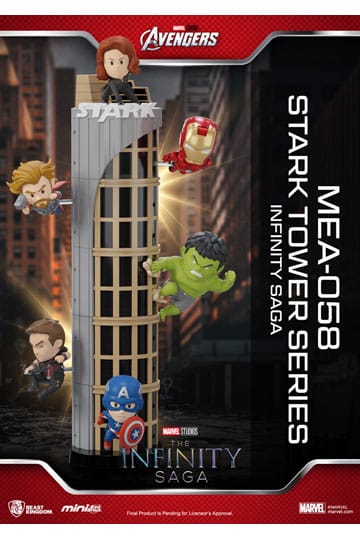 Marvel Mini Egg Attack Figures 12 cm The Infinity Saga Stark Tower Series Assortment (6)