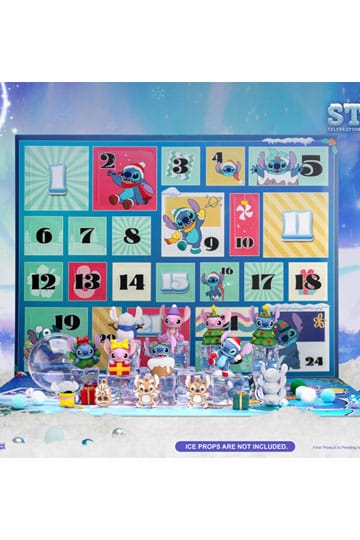 Lilo & Stitch Mini Egg Attack Advent Calendar Stitch celebration Figure Set (Cookie) 10 cm