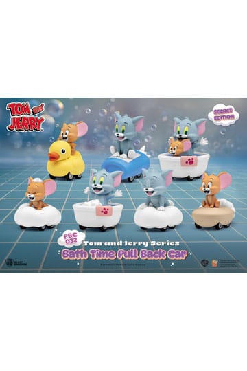 Tom & Jerry Pull Back Cars L'heure du bain Boîte aveugle 6-Pack