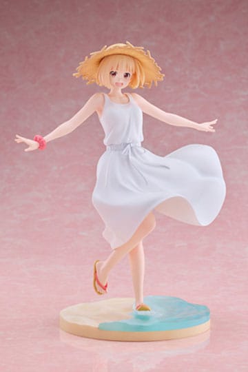 Lycoris Recoil PVC-staty 1/7 Chisato Nishikigi vit klänning Ver. 23 cm