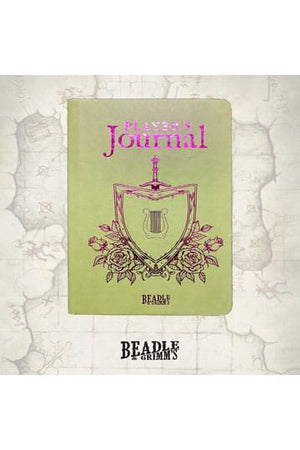 Notebook A5 Player's Journal Sage Green Shield